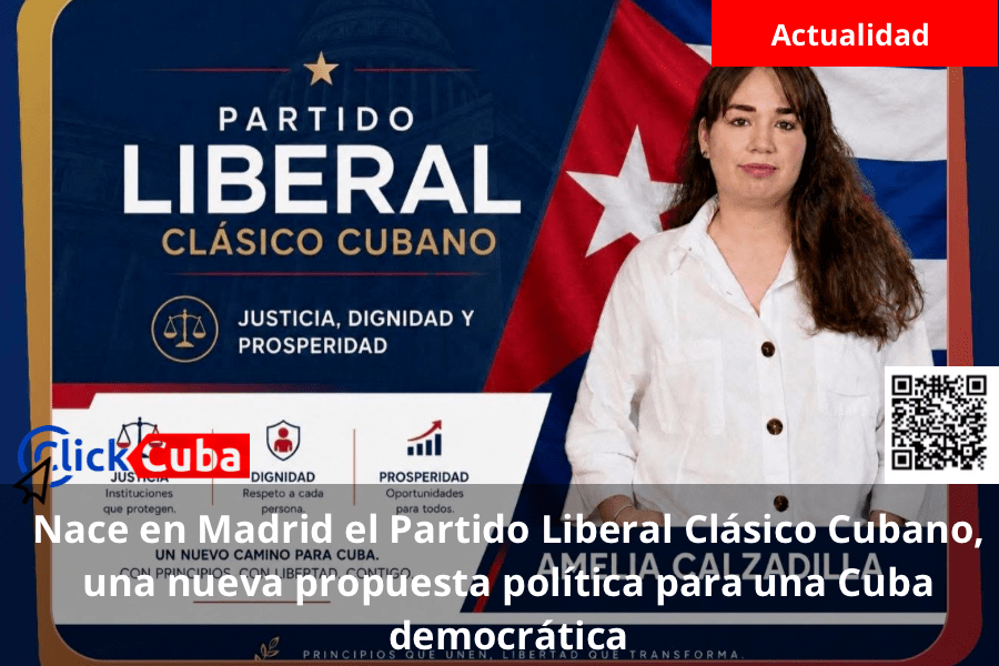 Nace en Madrid el Partido Liberal Clásico Cubano, una nueva propuesta política para una Cuba&nbsp;democrática