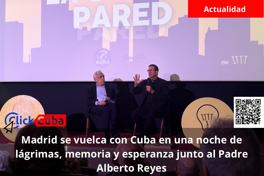 Madrid se vuelca con Cuba en una noche de lágrimas, memoria y esperanza junto al Padre Alberto Reyes