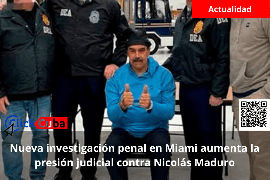 Nueva investigación penal en Miami aumenta la presión judicial contra Nicolás&nbsp;Maduro