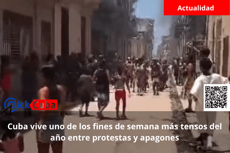 Cuba vive uno de los fines de semana más tensos del año entre protestas y apagones