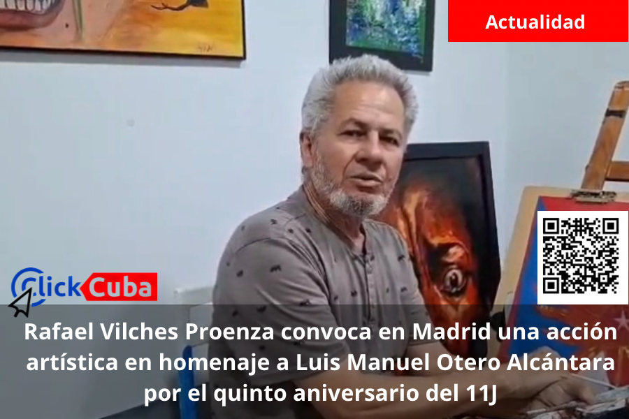 Rafael Vilches Proenza convoca en Madrid una acción artística en homenaje a Luis Manuel Otero Alcántara por el quinto aniversario del 11J