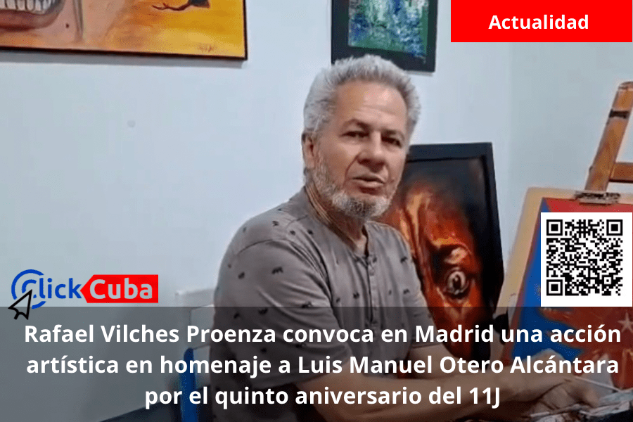 Rafael Vilches Proenza convoca en Madrid una acción artística en homenaje a Luis Manuel Otero Alcántara por el quinto aniversario del&nbsp;11J