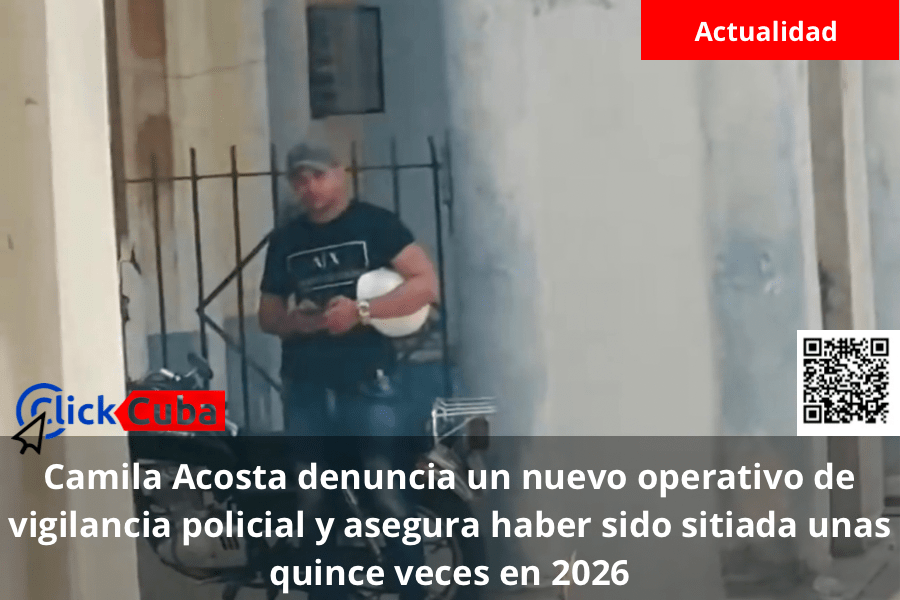 Camila Acosta denuncia un nuevo operativo de vigilancia policial y asegura haber sido sitiada unas quince veces en&nbsp;2026