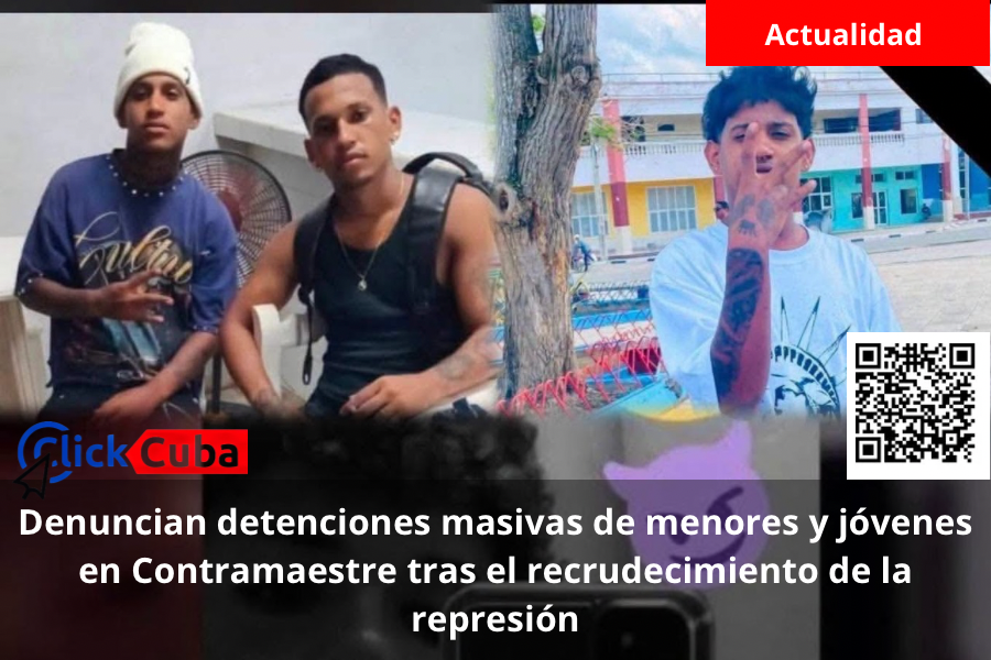 Denuncian detenciones masivas de menores y jóvenes en Contramaestre tras el recrudecimiento de la&nbsp;represión