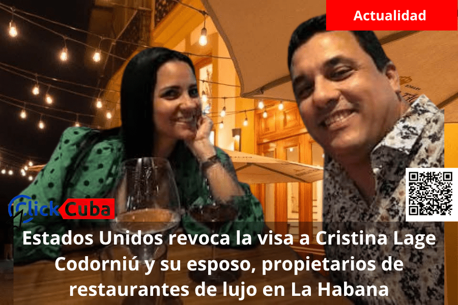 Estados Unidos revoca la visa a Cristina Lage Codorniú y su esposo, propietarios de restaurantes de lujo en La&nbsp;Habana