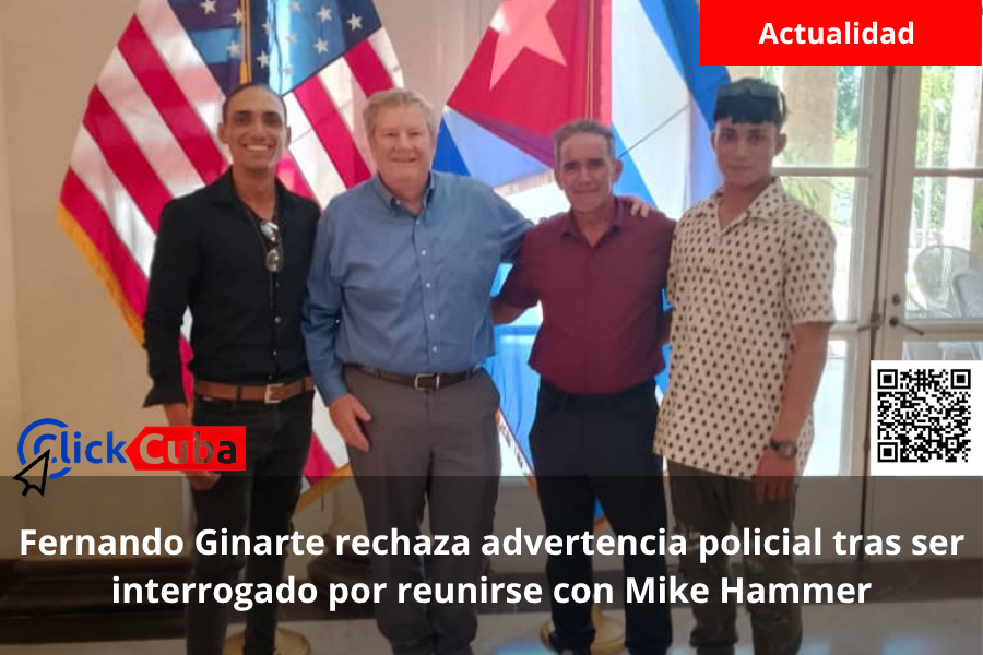 Fernando Ginarte rechaza advertencia policial tras ser interrogado por reunirse con Mike Hammer