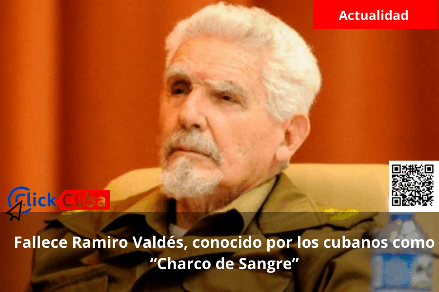 Fallece Ramiro Valdés, conocido por los cubanos como “Charco de Sangre”
