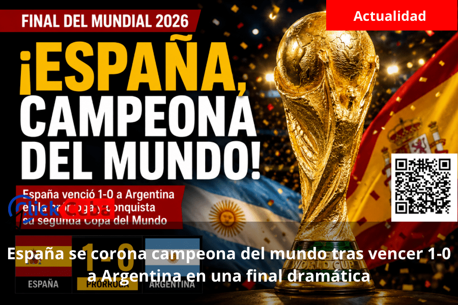 España se corona campeona del mundo tras vencer 1-0 a Argentina en una final dramática