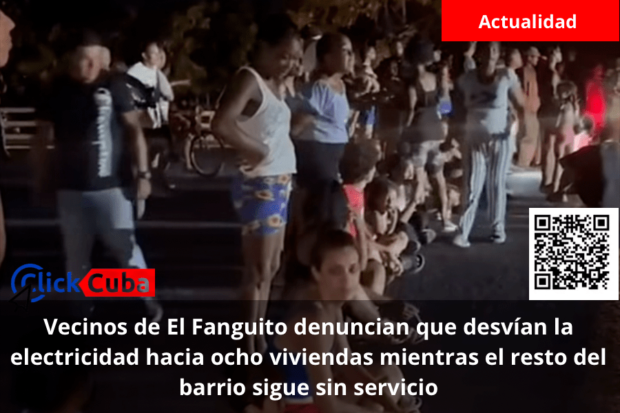 Vecinos de El Fanguito denuncian que desvían la electricidad hacia ocho viviendas mientras el resto del barrio sigue sin servicio