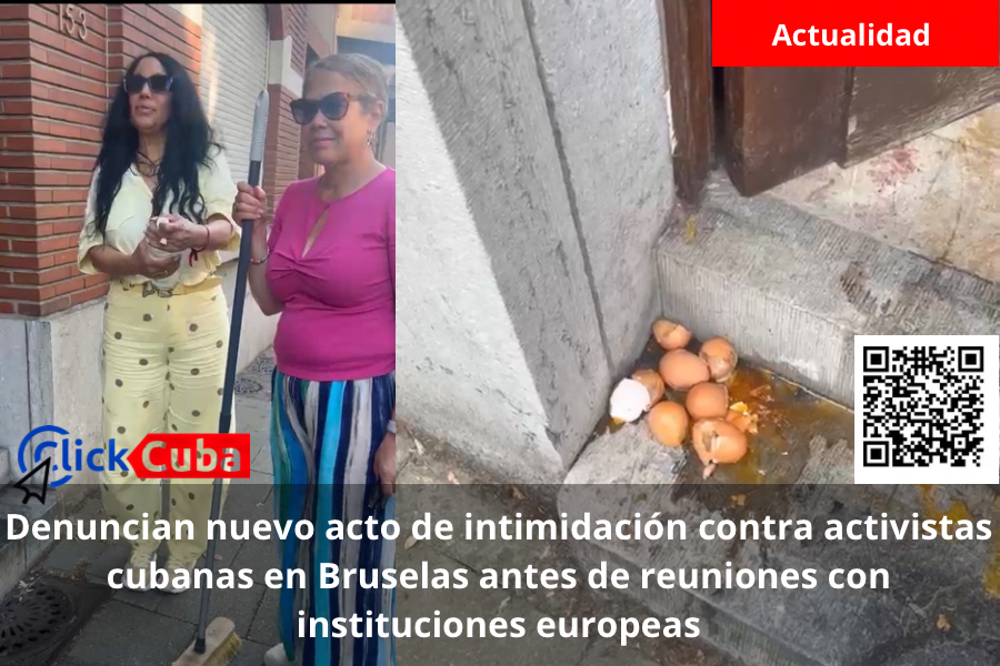 Denuncian nuevo acto de intimidación contra activistas cubanas en Bruselas antes de reuniones con instituciones europeas