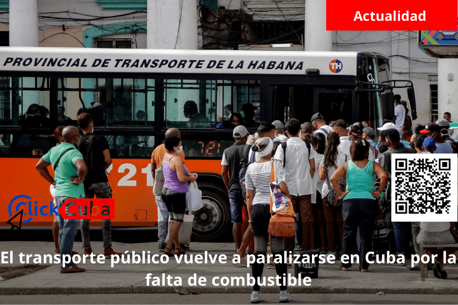 El transporte público vuelve a paralizarse en Cuba por la falta de&nbsp;combustible