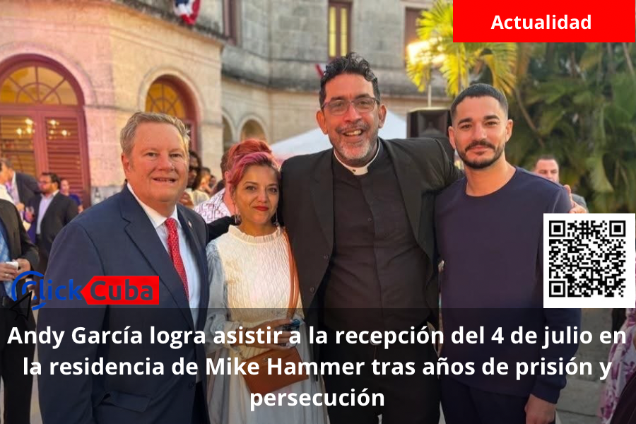 Andy García logra asistir a la recepción del 4 de julio en la residencia de Mike Hammer tras años de prisión y persecución
