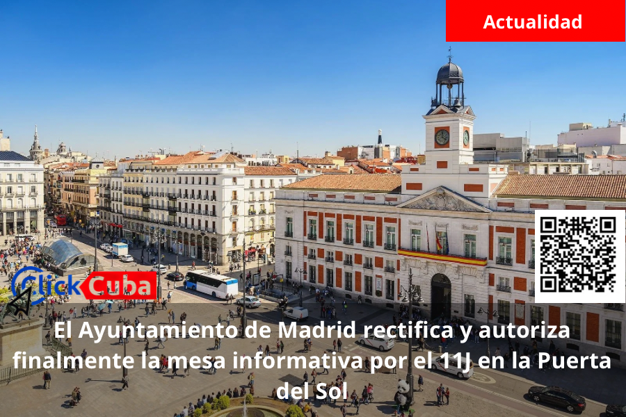 El Ayuntamiento de Madrid rectifica y autoriza finalmente la mesa informativa por el 11J en la Puerta del Sol
