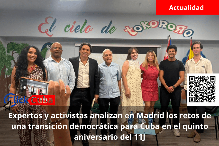 Expertos y activistas analizan en Madrid los retos de una transición democrática para Cuba en el quinto aniversario del&nbsp;11J