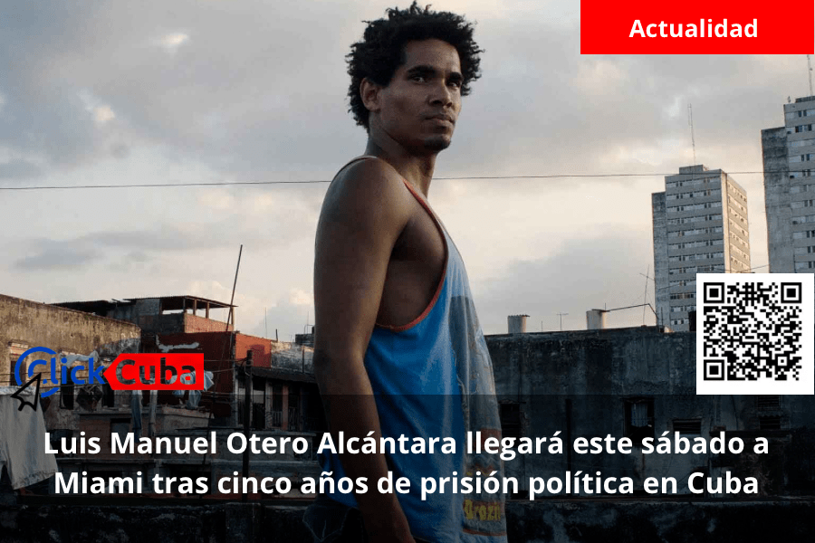 Luis Manuel Otero Alcántara llegará este sábado a Miami tras cinco años de prisión política en Cuba