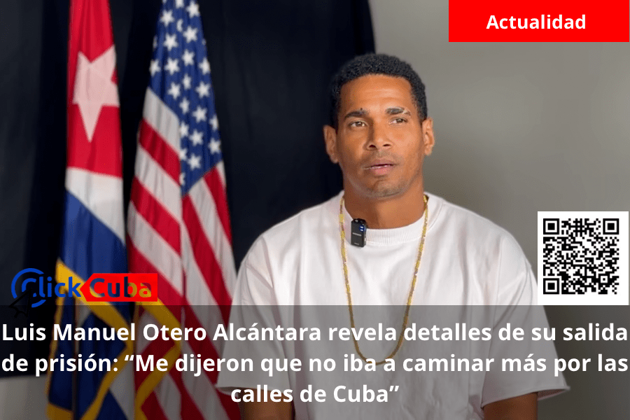Luis Manuel Otero Alcántara revela detalles de su salida de prisión: “Me dijeron que no iba a caminar más por las calles de&nbsp;Cuba”