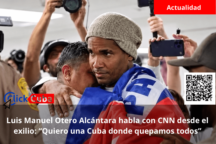 Luis Manuel Otero Alcántara habla con CNN desde el exilio: “Quiero una Cuba donde quepamos todos”