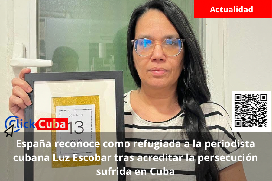 España reconoce como refugiada a la periodista cubana Luz Escobar tras acreditar la persecución sufrida en Cuba