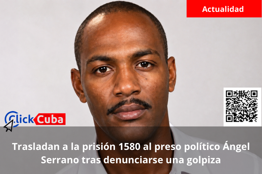 Trasladan a la prisión 1580 al preso político Ángel Serrano tras denunciarse una golpiza