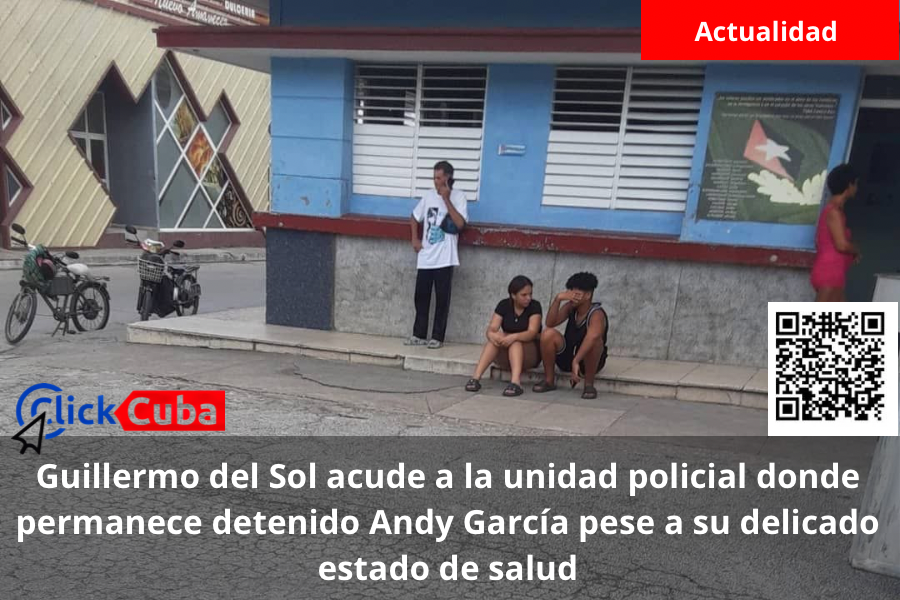 Guillermo del Sol acude a la unidad policial donde permanece detenido Andy García pese a su delicado estado de salud