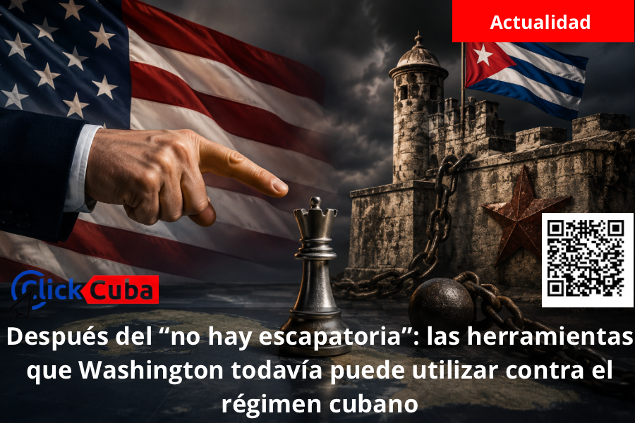 Después del “no hay escapatoria”: las herramientas que Washington todavía puede utilizar contra el régimen cubano