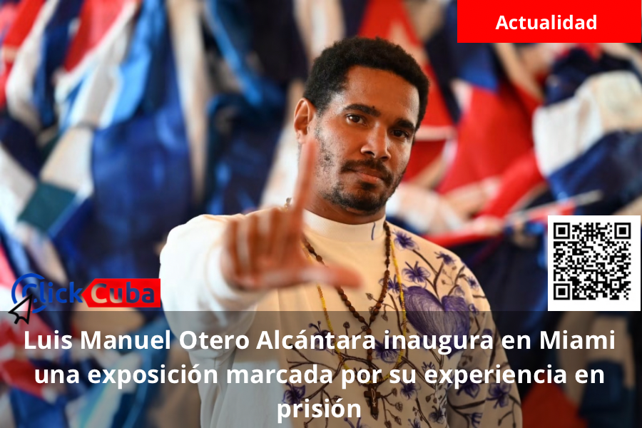 Luis Manuel Otero Alcántara inaugura en Miami una exposición marcada por su experiencia en prisión