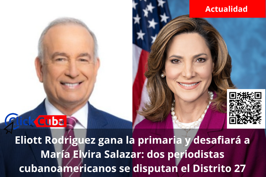 Eliott Rodriguez gana la primaria y desafiará a María Elvira Salazar: dos periodistas cubanoamericanos se disputan el Distrito 27