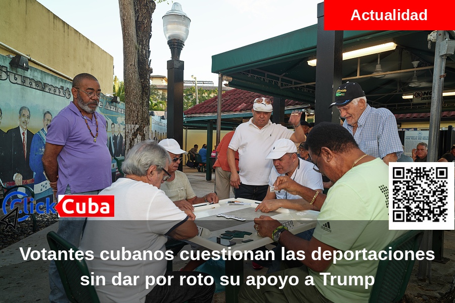 Votantes cubanos en Miami cuestionan las deportaciones de Trump sin dar por roto su apoyo