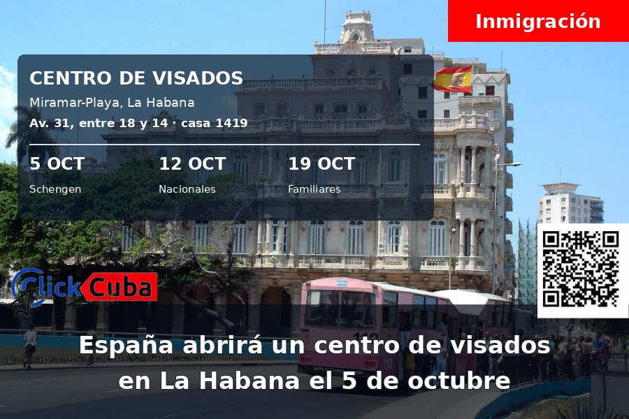 España abrirá en La Habana un centro de visados el 5 de octubre: dirección, citas y trámites