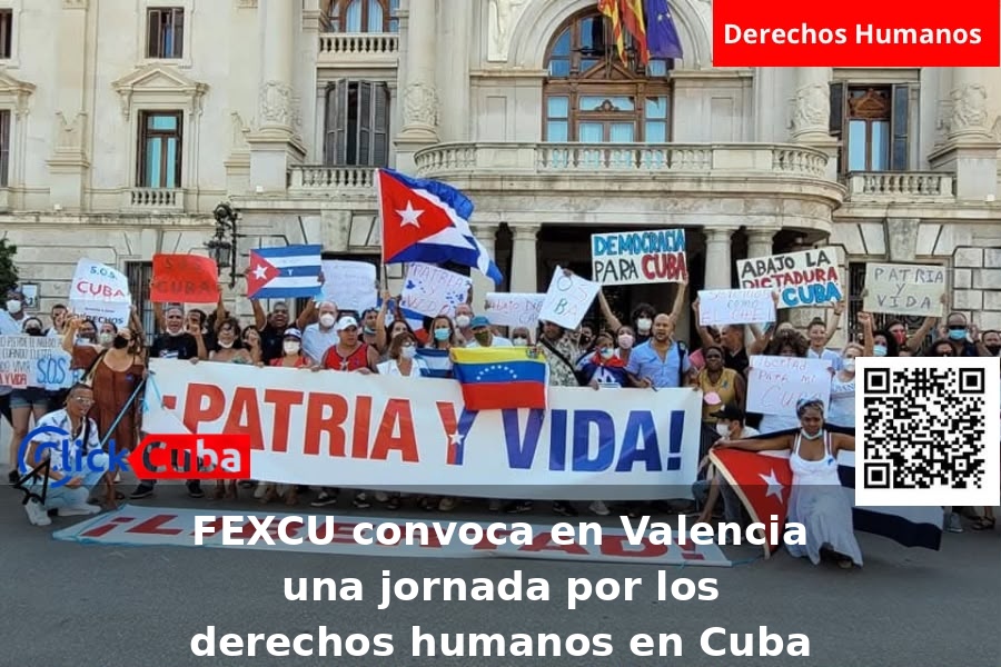 FEXCU convoca en Valencia una jornada por los derechos humanos en Cuba del 16 al 18 de octubre