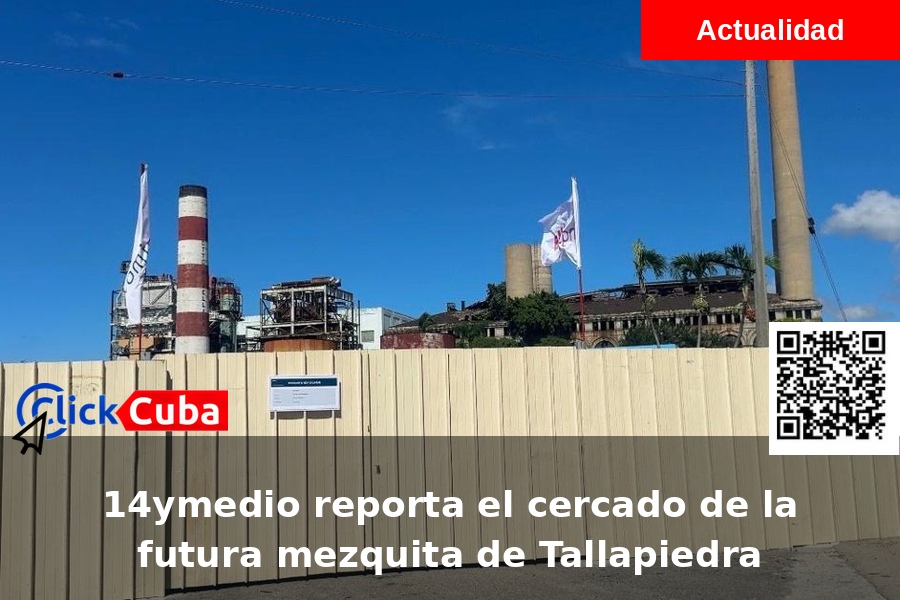La mezquita de Tallapiedra tiene una donación saudita de 9,3 millones: 14ymedio reporta el cercado del terreno
