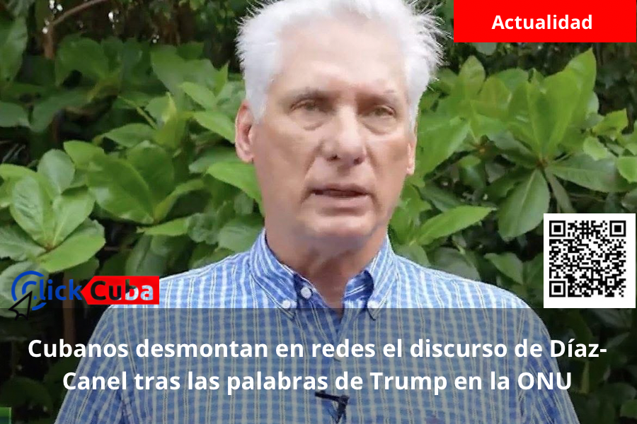 Cubanos desmontan en redes el discurso de Díaz-Canel tras las palabras de Trump en la ONU