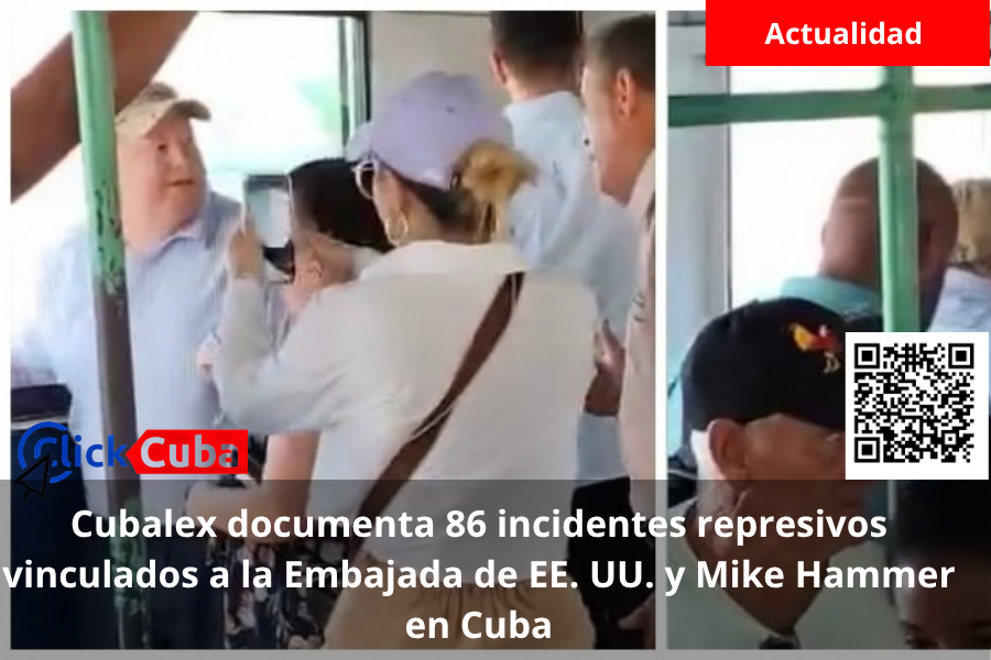 Cubalex documenta 86 incidentes represivos vinculados a la Embajada de EE. UU. y Mike Hammer en Cuba