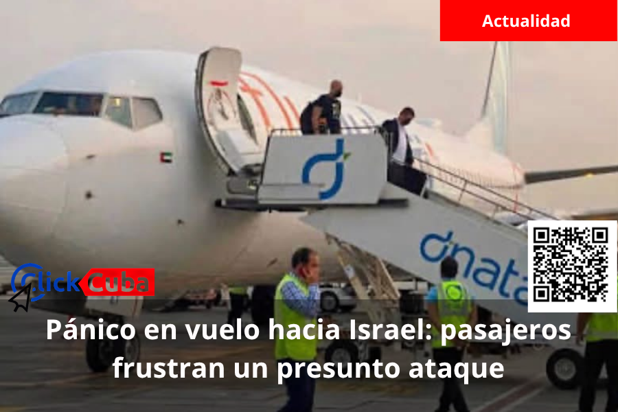 Pasajeros y tripulantes frustran un presunto intento de estrellar un vuelo hacia Israel