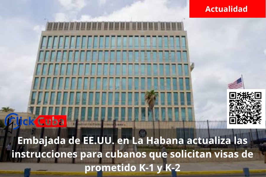 Embajada de EE.UU. en La Habana actualiza las instrucciones para cubanos que solicitan visas de prometido K-1 y K-2