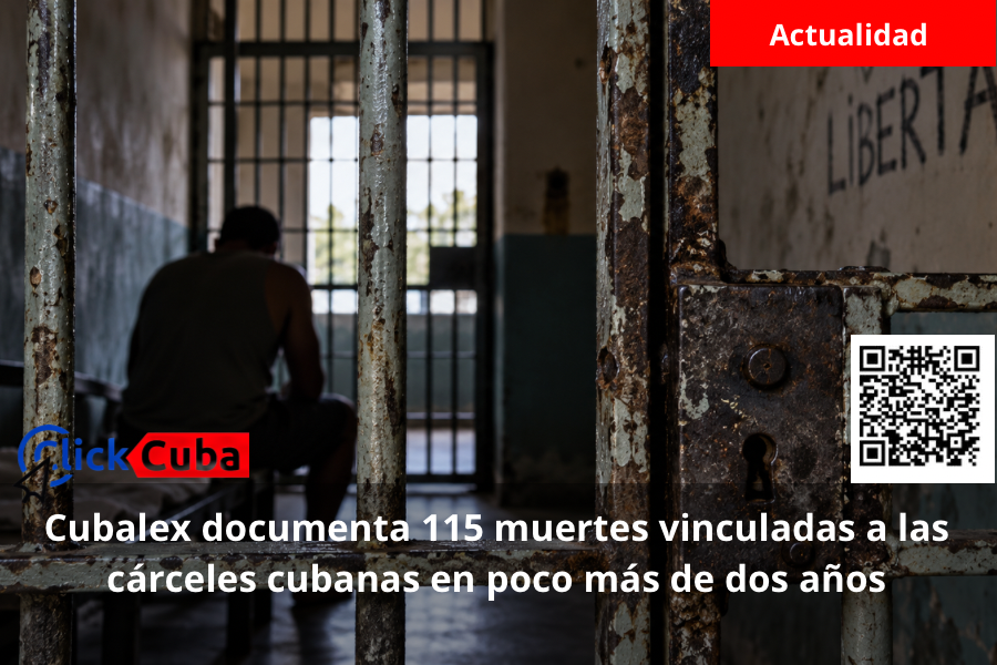 Cubalex documenta 115 muertes vinculadas a las cárceles cubanas en poco más de dos años
