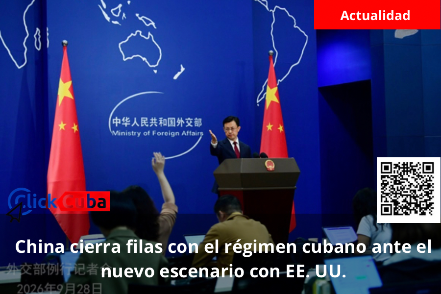 China reafirma su respaldo al régimen cubano en medio del nuevo escenario con Washington