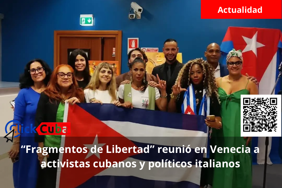 “Fragmentos de Libertad” reunió en Venecia a activistas cubanos y políticos italianos