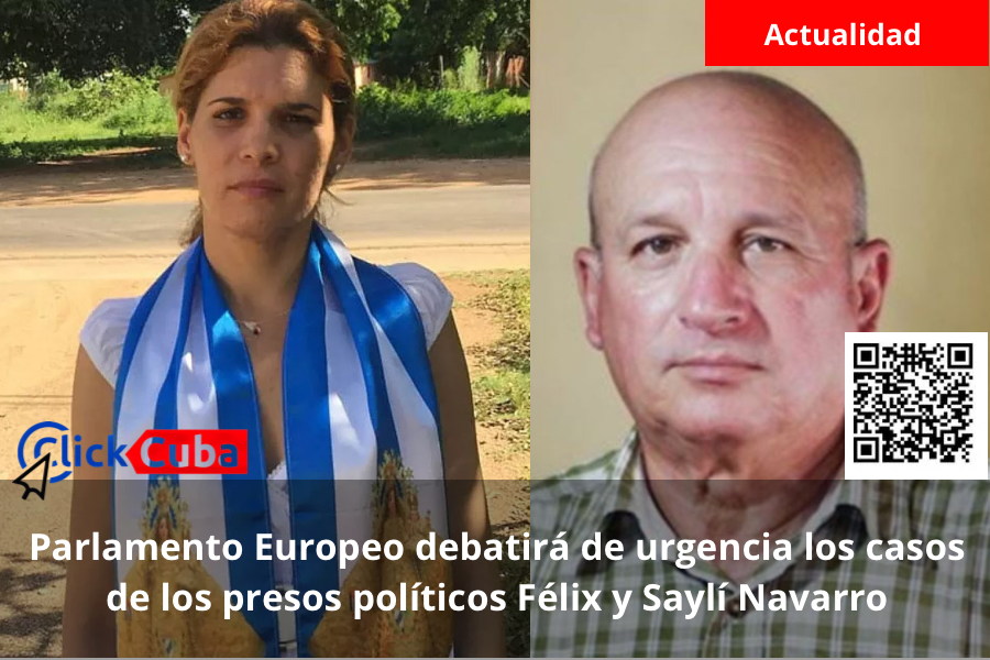 Parlamento Europeo debatirá de urgencia los casos de los presos políticos Félix y Saylí Navarro
