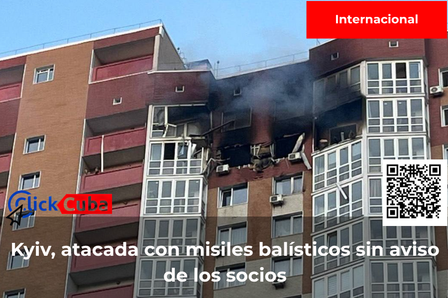 Zelenski denuncia que los socios de Ucrania no avisaron del ataque con misiles balísticos contra Kyiv