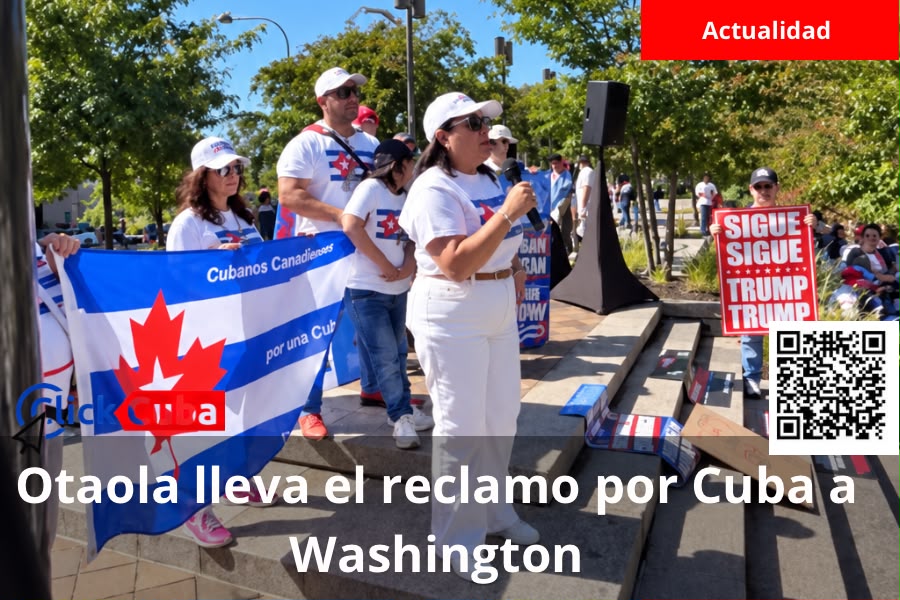 Otaola convoca al exilio en Washington para exigir a Trump acciones por Cuba