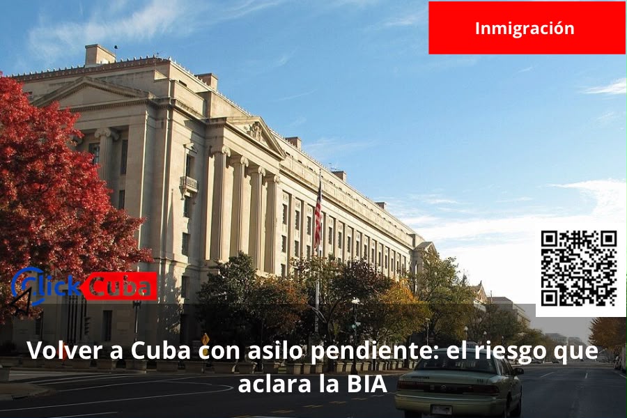 Regresar a Cuba con asilo pendiente: la BIA aclara el riesgo de abandonar la solicitud, incluso con permiso de viaje
