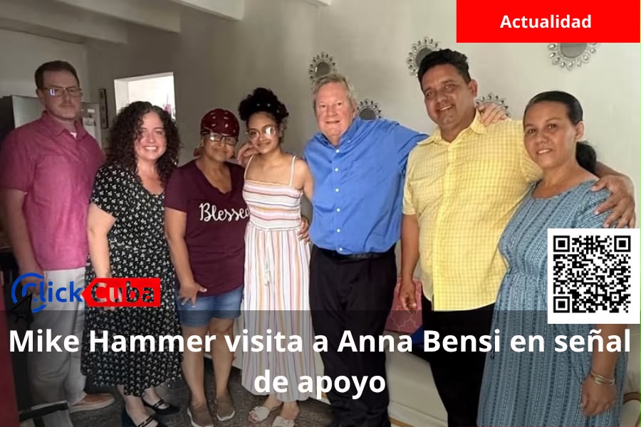 Mike Hammer visita a Anna Bensi y expresa el apoyo de Estados Unidos frente al hostigamiento del régimen