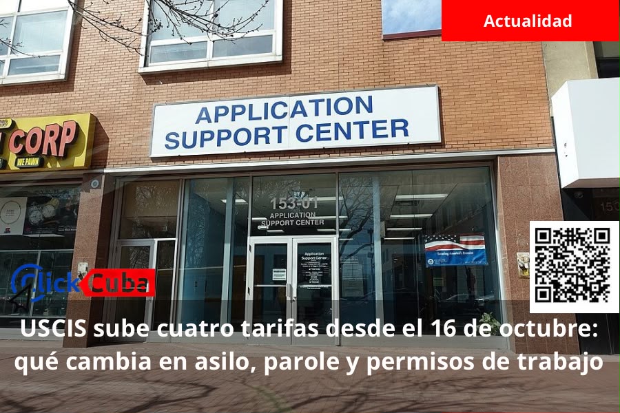 USCIS sube cuatro tarifas desde el 16 de octubre: qué cambia en asilo, parole y permisos de trabajo