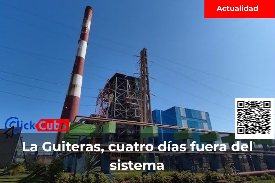 La Guiteras estará unos cuatro días fuera del sistema por una avería pendiente de evaluación