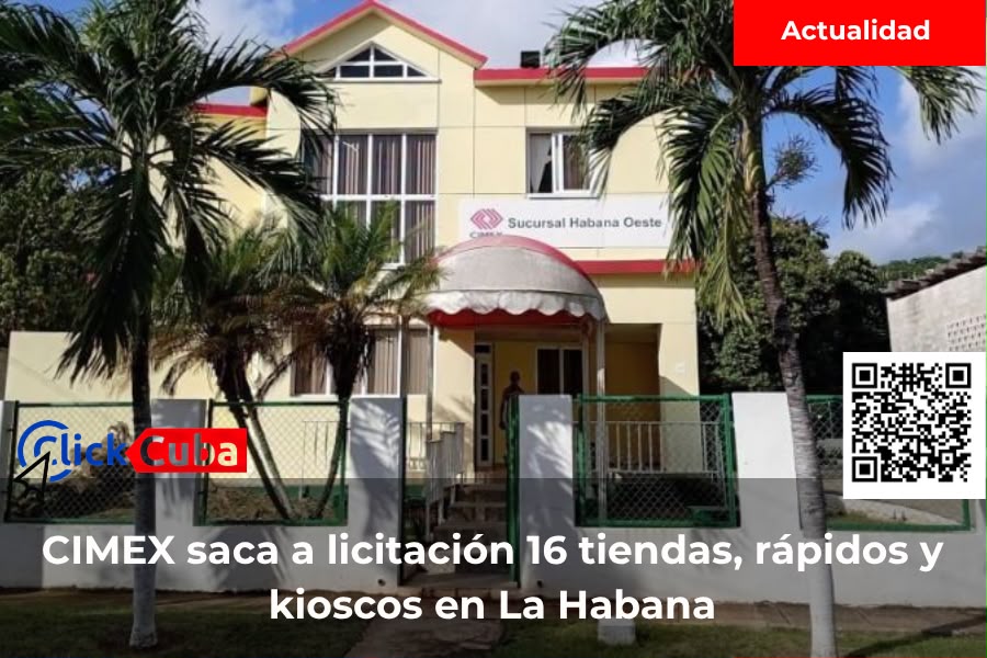 CIMEX convoca a negocios no estatales para arrendar tiendas, rápidos y kioscos en La Habana