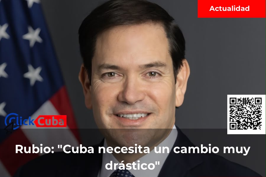 Marco Rubio, secretario de Estado de Estados Unidos, en su retrato oficial.