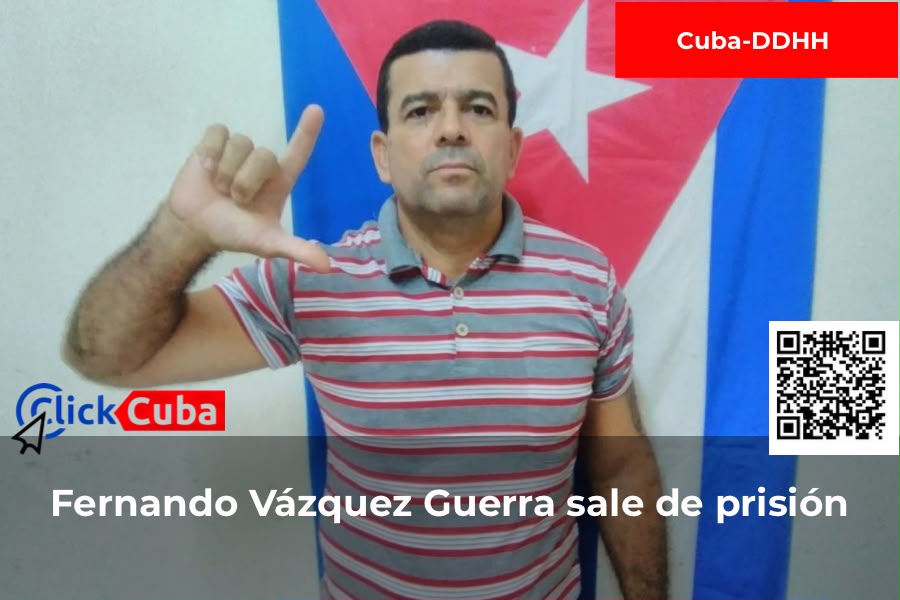 Fernando Vázquez Guerra sale de prisión tras cumplir su cuarta sanción política