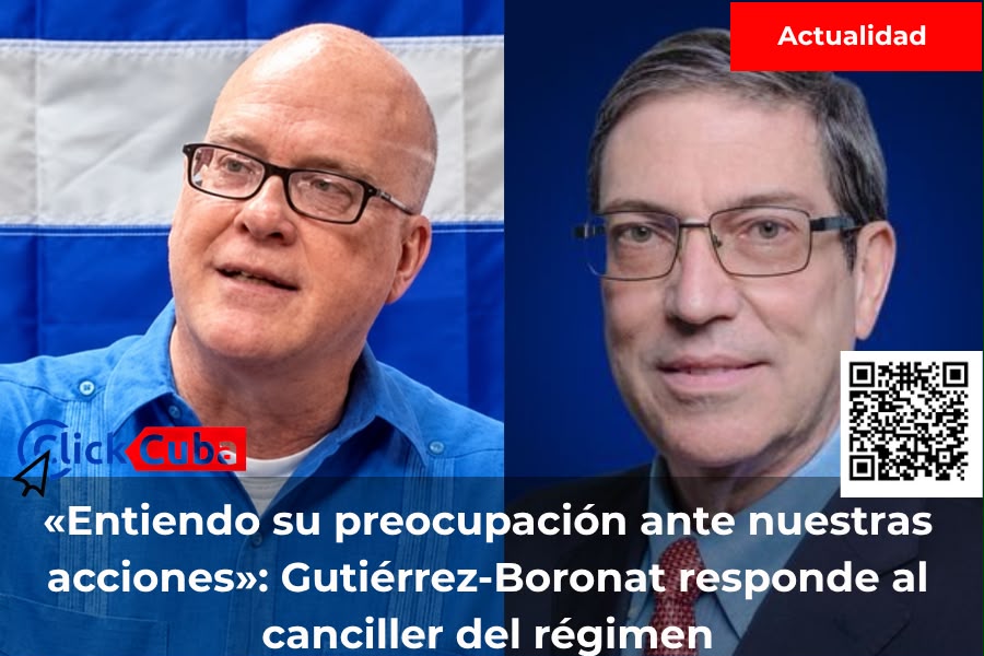 «Entiendo su preocupación ante nuestras acciones»: Gutiérrez-Boronat responde al canciller del régimen que lo llamó «terrorista y estafador»