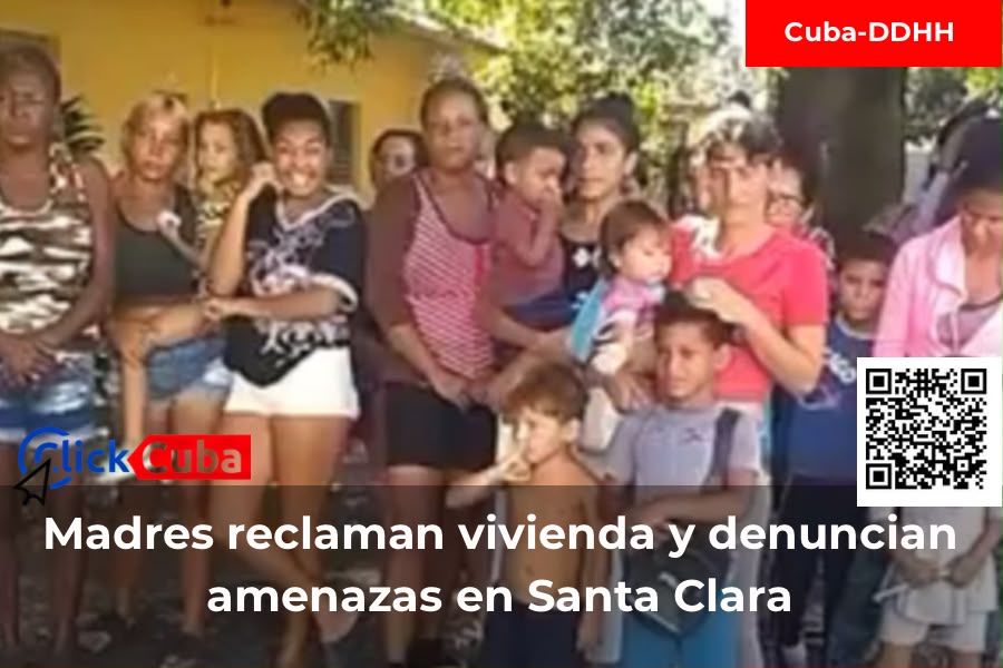 Madres con sus hijos ocupan una antigua academia de boxeo en Santa Clara y denuncian amenazas de desalojo